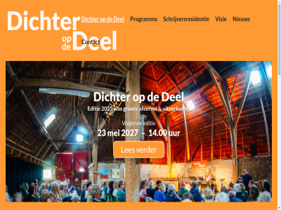 14.00 2008 2009 2010 2011 2013 2017 2022 2025 2027 23 afgelop contact del dichter editie edities eerst gemaakt grot hieronder jar kijk les letterlânskip med meertal mei moet mogelijk mooi natur nieuw opkom plat poeziemiddag programma schrijversresidentie sfeervol sit terugblik uitverkocht uur verder visie volgend vond voorgaand vormfabriek wij zichzelf