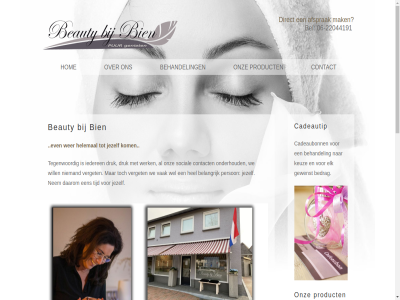 -22044191 .. 06 57 5845 afsprak anthonis az beauty bedrag behandel bel bien breestrat cadeaubonn cadeautip contact dag direct elk even geslot gewenst helemal hom info@beautybijbien.nl jezelf keuz kom maandag mak onz openingstijd over product rip schoonheidssalon sint t wer