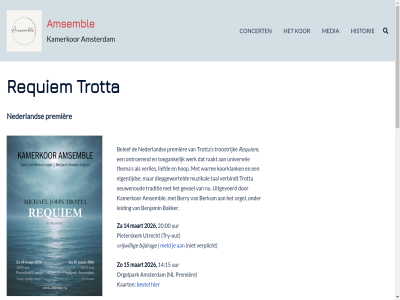 00 14 15 1978 20 2026 4 70 aanspreekt amerikan amsembl amsterdam bakker belef benjamin berkum berry beschrev bestel betrok biedt bijdrag blijf cathedrales central componist concert concertagenda concertzal contact contactinformatie context dank diep diepgeworteld direct dirigent drager dur eeuwenoud eigentijd email emotionel ervar ga gemeenschap geschikt gevoel gewaardeerd grot hedendag helend historie hoogt hop inhoud inspirer intern international j johntrotta kaart kamerkor koorklank koormuziek koorzanger kor lat leeuw leiding liefd liturgie liturgisch louis luister maart mail media meld menselijk michael minut modern muziek muzikal nederland nieuwsbrief nl no ontroer ontstond ontvang onz orgel orgelpark out person pieterskerk premièr prièr programma project publiek raakt reflectie requiem requiem-traditie ruimt s schrijft spotify stat stem suit tal thema tijden toegank ton traditie troost troostrijk trotta try try-out uitgevoerd uitvaart universel utrecht uur vanuit verbindt verbond verlies verplicht vertaalt vertrouw viern vrag vrijwill warm werk za zing zowel