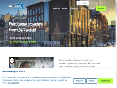 +31 0 08 1 100 105.180 1059 180 1907 20 24/7 25 250.000 268 3 3.139 5 511 80 aanklopp aanpak aanpass accepter achter advertentie advertenties advies afwijz ambitieuz amstelven amsterdam analyser anantara ann artikel b.v begrijpt bijzonder blijv boks bom booming bouw brow browse-ervar cb city co2 complex contact content cookie cookies cookieverklar cultur daarbij daarin daarom doe drag echt een eigentijd elektrotechniek elektrotechnisch elkar energie ergen ervar frank gaatj gan gard gat gebouwd gebruik gelijk gepersonaliseerd geplant gerenoveerd gerwin gev gijs goed grag grand grondig grot groter hand hel help hersen hotel huis info@sdr.nl inhoud installatiebedrijf installaties installer jaarlijk jar jouw kabel kantoorban kantor kg kijk kit klant klein klik kom komt krasnapolsky kunt langer legg les lesley lez main manier medewerker mediabedrijv meewerkdag meld men meter monteur mooi mouw mt musea museumbranch mwh nieuw nos onderhoud ontdek ontwerp ontwikkeld onz opdrachtgever opgebracht oploss patrick per port prachtig prestigieuz prettig privacy privacyverklar problem proces project propellerstrat pulitzer rechterhand regio reno rob roffel rol rond ruim saai salverda samenwerk schol sdr search sind skip snap speelt stad sted steekt stel stem sterrenconcept storing team techniek terug the tijd tijden to trot twee uitdag uitstot uitvoerder verbeter verder vergadertafel verhal verker vermed vermogen vernieuw verschill vertrouw verwacht vind voel voldoen volop vraagstuk waarder waarin waarom we wel wer wereld werk werkvloer wij winkel woning ying ying-kit zeeuw zegg ziekenhuiz ziet zit zoek zonnepanel zovel