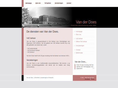 1956 2001 2018 25 administratie all assurantiekantor b beher belformulier bestur bied c contact dienst dienstverlen disclaimer diver does eher eigenar ervar erzeker financiel financien gebied gespecialiseerd h hog homepag jar o offert omepag onafhank ontact privacy ruim s serviceniveau sind technisch v ver veren verzeker verzekeringsgebied vve wij zoal