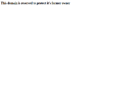 domain former it owner protect reserved s this to