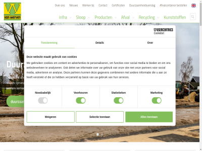 0 0525 1 100 14 15.00 2 20.000 2025 3 384 41 63 6m 8 aanbod aannemer aanvrag advertenties adverter adviser adviseur afhal afnemer afval afvalcontainer afvalinzamel afvalkost afvallocatie all allerlei almer analys analyser ander basis bedrijv bekijk bemand bespar bestel besteld bestell betrouw bied bijna bijzonder bouw bouwbedrijv bouwer bouwstoff bovendwarsweg buurt cadeau catalogus certificat cheukalam co2 co2-rapportage collectiev combiner complex compost consent contact container content cookies copyright dag del detail dienstverlener direct disclaimer dreigend duurzaam.vanwerven.nl duurzaamheidsverslag duurzam e echt een eenvoud eerstvolg euro facebok familie functies gebruik gegarandeerd gegeven gekreg geld geldt geleverd gelukk geschikt granulat grip groenafval grond grondstof grondstoff grot halt hergebruik hog hoogwaard hoort hop hout info@vanwerven.nl informatie infra inhur innovatiev integral intranet jar kennis klant klein klimaatverander kom kort kost krijg kunststoff kunststofrecycl kunt kwaliteit lat les ligt lijn locaties maakt mak market materieel media meest milieupasgebruiker milieustrat mogelijk monostrom mooier multidisciplinair n naast namelijk nederland niemand nieuw nieuwsbericht noodzak offert onbemand ondernem onlin ontdek ontvang onz ophal oploss opnieuw orangetalent order partner pass personaliser privacyverklar procent product rapportag recycl restkunststoff rol s sam scor secundair selectie selection services sit sitemap sloopafval slop social soort spel stat statistiek sted tachtig tel ter tientall toekomst toeroep toestan toestemm totaaloploss transport uur vaker vandag verander verhur verstrekt verzameld viert vind voorkeur voorwaard vraagstuk waard waarmee we websit websiteverker wegbreng weiger weinig wer wereld werk werkdag werv wetgev wij wijzig zak zand zand/grond zelf zodra zoek zolang zowel