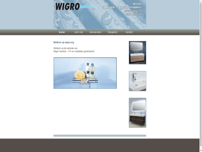 benodigd contact cv fotogalerij groothandel hom installatie leverancier posterholt sanitair websit welkom wigro wigro.org willem