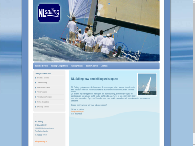 -351 070 22 2583 351 4858 busines business-event charter clinic cm competition contact delivery design designed disclaimer dotnet dr event grag hor info@nlsailing.nl leas lelykad netherland nl nlsailing ontdekkingsreis operational over product racing racing-clinic sailing sailing-competition scheven servic team teambuild the we yacht yacht-charter zee