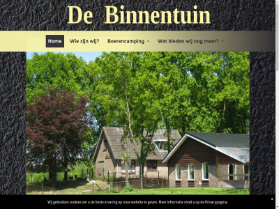 -1 -12 -39428482 -54354380 00 06 15 21 7701 9 adres akkerbouw akkerbouwbedrijf bel bert best bied binnentuin boerencamp boerencamping@debinnentuin.info camping cookies dedemsvaart ervar gebruik gev gewon gezell hom informatie ma mailadres mon onz oostwijk open openingstijd orgboerderij privacy privacypagina ps telefon vanaf vindt voorwaard websit wij z zorgboerderij zorgboerderij@debinnentuin.info