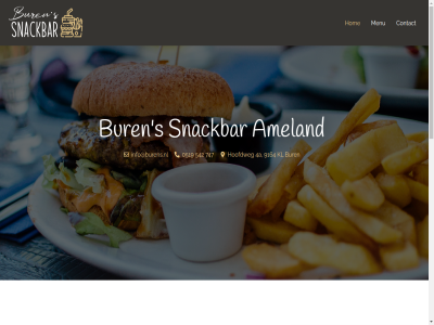 +31 00 0519 12 20 2026 21 4a 519542747 542 747 9164 aanbod ameland bekijk bel bestell bied bur buren centrum contact copyright de donderdag drankjes gev gevarieerd hom hoofdweg ijs info@burens.nl kl maandag menu menukaart openingstijd patat s snack snackbar vind vrijdag welkom wij zondag