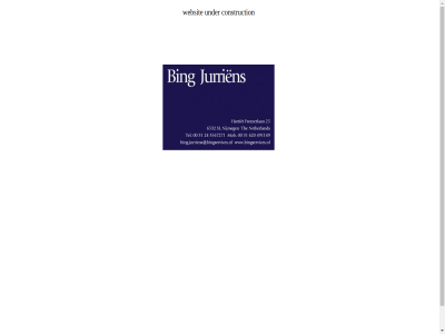 bingservices construction under websit