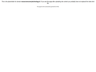 automatically ben by domain for generated has pag placeholder plesk resourcerecoverytechnology.nl the this