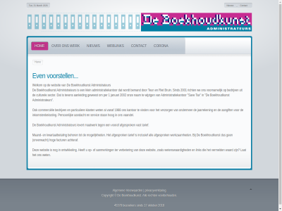 1 1988 2001 2002 2026 31 aandacht aangift aanleid aanmerk achteraf administrateur administratiekantor afgesprok algemen all bedrijv behor bemand boekhoudkunst bruin commerciel contact corona culturel even factur hog hom inclusief inkomstenbelast jaarreken januari kantor klant klein kwartaalbetal lat levert link maand maatwerk march mogelijk nam nieuw ondermer ontwikkel onverwacht onz particulier per person privacyverklar richt riet sav sector servic sind stan tarief tax ter teun teven tue vaandel vanaf vast verbeter vermeld verzorg vind vooraf voornam voorpagina voorstell voorwaard waard we weblink websit welkom werk werkzam wet wetenswaard wijzig zoal