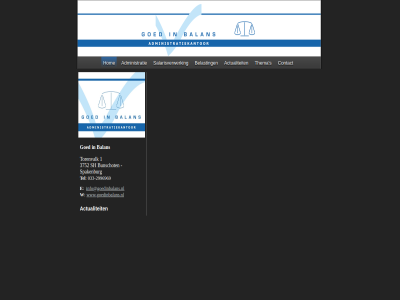 -2996969 033 1 3752 actualiteit administratie balan belast bunschot contact e goed hom info@goedinbalans.nl s salarisverwerk sh spakenburg tel thema torenvalk w www.goedinbalans.nl
