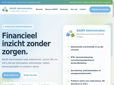 +31 0 01 02 03 04 1 2 2026 3 4 54 6 74 aandachtspunt aangift aanpak actueel administratie administratiekantor administraties administratiev advies adviser af afgestemd all autohandel bankmutaties bauer begeleid begrijpt bekijk belast belastingaangift bent besprek betrok betrouw boekhoud btw bv bv-structur cijfer communicatie contact correspondentie dagelijk deskund dienst dienstverlener digital direct dividendbelast documentenstrom documentstrom duidelijk e e-mail eenmanszak efficient ers ervar financieel fiscal gecontroleerd gedoe gehoud geregeld gesprek helder helpt holdingstructur info@baueradministraties.nl inkomstenbelast inkop inricht invester inzicht jaarreken jaarwerk kennismak kennismakingsgesprek keuzes klar klopt kort lijn locatie loket mail managementinformatie managementrapportages marges meedenk meedenkt mkb mogelijk nem nodig omgev ondernem ondernemer ondersteun ondersteunt onnod ontdek ontvangt onz openstaand organisaties overzicht periodiek person plan planning positie post praktisch proces process professionel publicatiestuk recht rust s samenstell scherp snel soest standaard stemm structur telefon tijd toe uiteenlop vaktal vennootschapsbelast verkop verwerk verwerkt vof volled voorbehoud vrijblijv vve waarmee waarom wanner war we webshop werk werkwijz wet will wilt zorg zzp