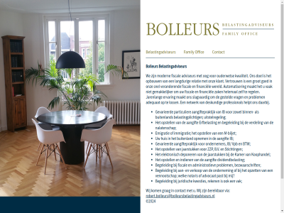 2024 aangift aangiftepraktijk adequaat administratiev adviseur advocat automatiser b.v begeleid belastingadviseur belastingplicht bereik bezwaarschrift biljet binn bolleur btw buitenland contact daarbij deponer deskund dividendbelast doel elektronisch emigratie erfbelast ervar family financiel fiscal gemakkelijker gesteld gevarieerd goed grag grot helemal helpt huis ib immigratie indien jaarstuk jarenlang juridisch kamer klant kom koophandel kwaliteit kwesties langdur loss m m-biljet maakt modern nalatenschap netwerk notaris offic ondernem ondernemer onz oog opbouw opnem opstell opzet ouderwet particulier past problem professional regel reken relatie robert.bolleurs@bolleursbelastingadviseurs.nl slagvaard snel stichting uitstelregel vak vennootschap verander verdel verkop vertrouw via vpb vrag we welk wereld wij zak zowel zzp