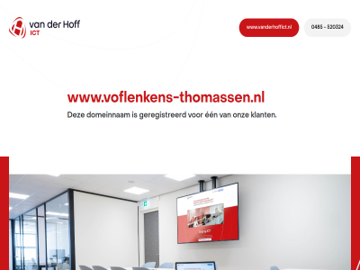 0485 520324 domeinnam een geregistreerd hoff ict klant onz www.vanderhoffict.nl www.voflenkens-thomassen.nl