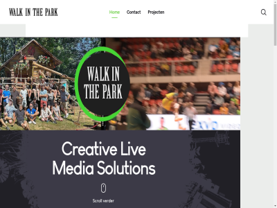 +31352064536 02 3762 52 bericht c contact creativ d e hom info@walkinthepark.nl l link liv media o park project r s scroll social soest solution stur the v verder walk weteringpad