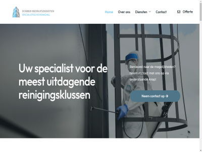 aanvrag bedrijfsdienst benieuwd contact dienst direct dobber e e-mailadres hom knop mail mailadres meest mogelijk nam nem offert onderstaand reinigingskluss specialist stur uitdag verstur via vrag