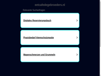 auf automatisiert bereitgestellt beziehung das dies dieser domain domain-inhaber dritter dynamisch eetcafedegebroeders.nl erwerb generiert inhaber kauf keiner komm konn mit nutzt oder parking policy privacy programm sedo seit sie steh und vom von webseit werbeanzeig wurd