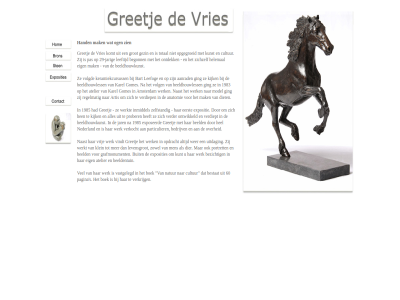 beeld bronz greetj sten vries