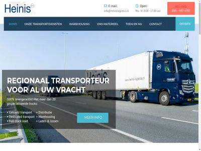 +31 0 00 020 100 1161 12 17 20 2000 2023 22000 25 4757 497 5 7053 8 adresgegeven afsprak allen amsterdam bedrag bedrijf bel benelux bent bestan bied blijv bv capaciteit communicatie conditie contact container daarnaast dag dedicated distributie distributie-oploss e e-mail echt eenvoud effectiv elk essentie fssc full full-truck gecertificeerd gekoeld geleverd geregeld geslot gespecialiseerd gevoel goed goeder grot heining heinis heinislogistic hel holland hom hub info info@heinislogistics.nl informatie jar juist klant klanttevred klein koel koeltransport laaddock lad lag les lever levergarantie lijkt load logistic loss m2 ma maandag mail materieel meter mogelijk nakom natur navigatie nederland nem noord noord-holland offert omgev onz open openingstijd oploss opslag opslan optimal opvall orderpick overlad overleg pa pallet per perfect plann product reclam regio regional rijd ruim schiphol snel specifiek stall temperatur temperatuur-gevoel tijd toonaangev transport transportbedrijf transportdienst transporteur truck truckload uitkomst uur vacatures vak vanzelfsprek veilig verstur vierkant voldoend vr vracht vrachtwag vrachtwagenreclam vrag vrijdag wagenpark warehous we wek werk wij woord zaterdag zoek zondag zowel zwanenburg