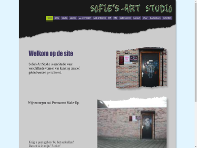 -51344954 06 aanbell art atelier bel berichtj creatief even gastenboek gebied gehor gerealiseerd krijg kunst leuk mak make-up permanent s s-art sit sofie sofies studio up verschill verzorg vind vorm war welkom wij zit