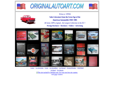 1 1930 1980 1985 6 9 american car contact counter event from literatur order/bestel pag payment/shipping sales to toys/models web
