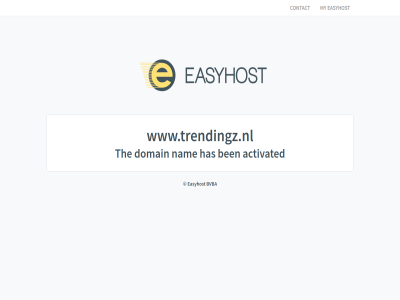 activated ben bvba contact domain easyhost has my nam the www.trendingz.nl