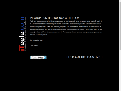35 aangesprok advic appl begev bewerkstelligd by consultancy diligenc due fan fantastisch feit geinspireerd geregistreerd gewerkt go groet grot handelsnam hel horstra imac inc information interim ipad iphon it iteele.com itunes jar laatst lif liv management manier meegeeft mens naamgev nam natur nieuw omgan out product research revolutie sam solution stor strategy technical technology tel telecom telefon ther toepass uiteraard united vak verwonder visionpro voornam vriendelijk waarop wel welk wereld word