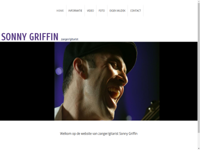 contact eig foto griffin hom informatie muziek sonny video websit welkom zanger/gitarist