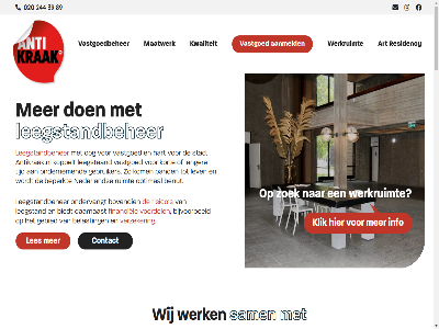 020 244 39 89 aanmeld aantrek afstemm allen antikraak.nl antikrak art bedoeld beher behoort behoud belast benodigd benut beperkt besprek best beziel bied biedt bijvoorbeeld blijv bovendien buurt certificer combinatie contact daarbij daarnaast decennialang eigenar energie ervar expertis faq financiel formulier gat gebied gebruiker gecertificeerd gewaarborgd grag groei hal hart help herontwikkel hetzelfd houd huis huurder info info@antikraak.nl invull jans kans keurmerk klb klik kom koppelt kort krijg kwaliteit laatst langer leegstaand leegstand leegstandbeher leegstandsbeher leegstandsoploss les let lev levend levendiger logisch maakt maatwerk mat meest mix mogelijk mooier nauwkeur nederland nen nen-certificer nieuw onderdel ondernem ondernemer ondervangt ontstat ontzorgd onz oog opdrachtgever optimal pand partij passend periodes plek potentiel practices project punt relevant residency risico ruimt s sam servic set specialist stad succes team tenslot tijd tijdelijk toekomst uitgeki uitsluit vast vastgoed vastgoedbeher veilig verhur verschill verzeker verzend volg voordel voorsorteert waard waardevol we werk werkruimt wet wij wijk zet zodat zoek
