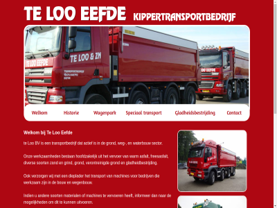 -540792 0575 actief algemen asfalt bedrijv bestan bouw bv contact dieplader diver eefd freesasfalt gladheidbestrijd gladheidsbestrijd grind grond historie hoofdzak indien info@teloo-eefde.nl informer inhoud kipper kriston loo machines material mogelijk onderhoud onz sector soort speciaal spring transport transportbedrijf uitvoer verontreinigd vervoer verzorg voorwaard wagenpark warm waterbouw webdesign weg wegenbouw welkom werkzam wij zand