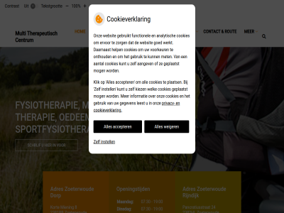 00 07 10 100 19 2381bb 2382hl 24 30 8 accepter adres centrum contact contrast cookieverklar dinsdag dorp email fysiotherapie hom hoofdmenu instell kort maandag manuel menu miening multi nieuw oedeemtherapie openingstijd pancratiusstrat privacy rijndijk rout schrijf specialism sportfysiotherapie submenu tariev tekst tekstgrot tel therapeutisch therapie vergrot verklein weiger woensdag zoeterwoud