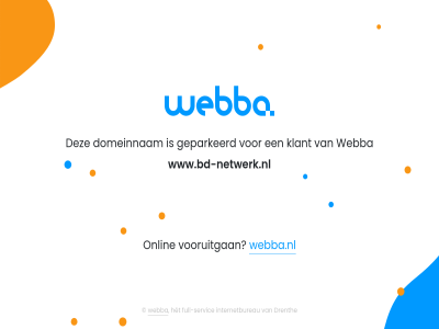 domeinnam drenth full full-servic geparkeerd het internetbureau klant onlin servic vooruitgan webba webba.nl www.bd-netwerk.nl