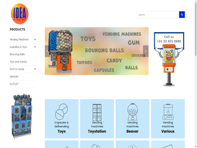 +31 06 0680 15 2026 33 3821 455 80 aj all amersfoort and are b.v bag ball beaver bouncing bouncingball box call candy capsules cashles check company condition contact cookie copyright extra faq for futur games gum her hom idea ideavend increas info info@ideavending.nl jar kind machin machines mor netherland new newsletter on outlet payment per policy prices privacy product ready receiv redemption sales selfvend sign special statement tel term terminalweg the to total toy toystation up updates us various vending welcom wholesal with x you your zoek