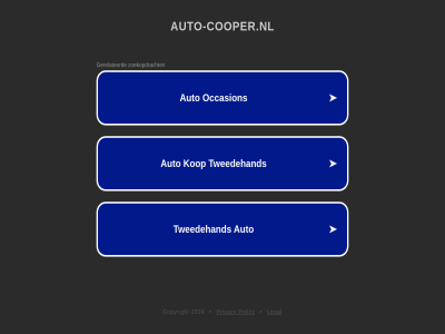 2024 auto-cooper.nl copyright legal policy privacy