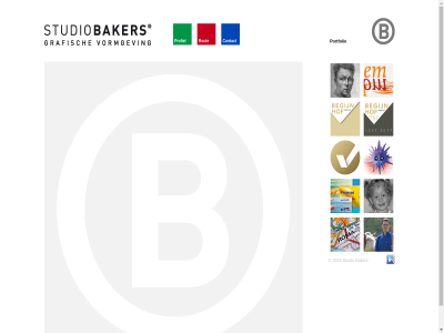 2015 baker contact grafisch portfolio profiel rout studio vormgev