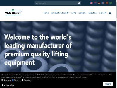 +31 00 10 100th 184 20 33 3360 3361 41 57 6 a ab about accept acces achiev acquires all also alway an analytical and anniversary are as at b.v beest box brand bring but by can cannot carer certificates certification chain chanc check click collect com company completely computer condition conductiv contact contain cookies corrosiv cost crown curious customer d/d developed discover distributor do dyneema e efficiency enduro environment equipment everyth exactly experienc extremely facilities fibr fitting flexibility for forg fraction from gain generation get granted great greater gren group happy has head heavy hebetechnik help her heuer highlight history hj hom how if importantly improv industrieweg industry information international irizar it its know lashing latest leading let lifting lik link logistic lok mad man man-mad manufacturer many market media membership mooring mor most movie necessary netherland new non non-conductiv non-corrosiv now offer offic on one onlin optimal order order-related our out p.o performanc pin policy portal power premium previous privacy product production purposes quality ratio read register related result rof rop royal s saf safer sales@vanbeest.eu sav say shackl shackles show sliedrecht sling social softsling specially staff statement statistic statistical stel stor strongest supply synthetic t tak term than the their them they this titl to together tycan under up updates upon us use uses video visit warehous waterprof we websit weight welcom wher who widest wir with working world would you your