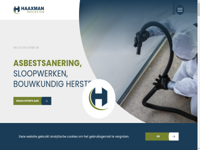 algemen all analytisch asbestsaner best bouwkund cookies development expert front gan gat gebruiksgemak gebruikt grot haaxman herindel herstel klein lever mogelijk offert ok onz overal pand privacy project reclamebureau resultat rioolproblem rioolservic sam saner slag sloopwerk sociaal sterk switch thuis vakwerk vergrot voorwaard vrag wanner we webdesign websit wij