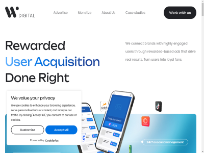 /7 0 019247551 100 2.7 2026 24/7 5x 65028589 a about accept account acquisition activ actively ads advertis advertiser affiliat affis agurto all amsterdam analys and apis app approach as at attribution au audiences averag b.v based beginn behavior ben boost both brand brand-saf bring brought browsing bs built by c campaign canada cas chamber clicking client closed closely collaborat commerc company connect consent consistent contact content convert cookie cookies countries coupl cpa cpe cpi cpl cros cross-platform curated customer customis danny deeper deliberat deliver delivery dep digital direct director don driv dutch effort engaged engagement enhanc ensur euipo every exclusiv experienc experienced expertis fan fluent fluff focus for full fully games generation global globally goal grec growth has hav high high-impact high-perform highly hq impact industry info@wdigital.com insid install into john just larg large-scal lead legal link linkedin llc loyal mad management manages market mathieu measurabl member met mission mmp mobil monetiz mor mutual netherland network nl nl855952404b01 no no-b offer on only optimiz or our out partnership past perform performanc personalised pingol placement platform powered premium privacy promotion prov provid publisher pwn quality quick rat reach read ready real relationship remarkabl research responsivenes result rewarded rewarded-based right roas robichaud rot run s saf say scal scalabl seamles sen senior serv setting shared sinc smart smooth specialist strategy strong structur studies subscription subscription-based succes successful super.com supply support t team term that the their thessaloniki thoughtful through tim to top tracking trademark traffic transparency true trust turn understand up us use user value vat via volum w.digital we wer what with word work working x year you your zero