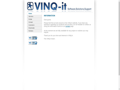 2007 2014 all and contact customer download for hom information interest it pag partner profil reserved right services softwar solution support team thank the tim us vinq vinq-it you your