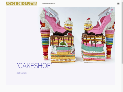 2019 cakeshoe concept design gruiter joyc wearabl