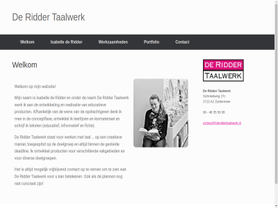 06 27c 35 38 48 59 afhank beteken binn conceptfas concret contact contact@deriddertaalwerk.nl creatiev deadlin denk diver doelgroep educatief educatiev fictie gesteld informatief isabell leerlijn lesmateriaal manier mee mogelijk nam nem ontwikkel opdrachtgever plann portfolio product realisatie ridder schinkelweg schrijf siteorigin stat taalwerk tal tekst thema toegespitst vakgebied verschill vrijblijv websit welkom wen werk werkzam zien