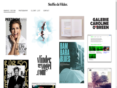 art client contact design direction graphic list photography steffie vilder