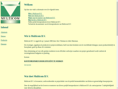 0031 04 15 38 423 46 49 75 8260 8263 aa adres algemen b.v beantwoord benodigd bereik bereikt betonproduct bov contactgegeven dienst documentatie doet e e-mail efficient fax info@multicombv.nl informatie inhoud item kamp kantor kortom kostenbespar kraanvogelweg levert mail marsman@multicombv.nl multicom nieuw opdracht overeengekom postadres postbus prefab product sit stat technisch telefoonnummer teneind terug verkoop@multicombv.nl verstrek vindt volgend vrag war webbeheerder welk welkom werk wij