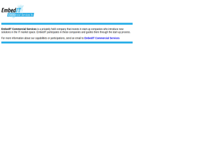 about an capabilities commercial email embedit for hom information mor or our participation send services to