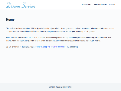 1996 1998 2026 aanschaf adviser aktief algemen all bedrijf beschik betalingsvoorwaard betrek bezig biedt computer contact content copyright dienst dienstverlen directadmin discom domeinregistraties geavanceerd geleverd gunstig hard hom houdt internet kent klein lever locatie mid middel panel product ruimt services sind skip softwar tariev telecommunicatie thuisgebruik to toepass verkop webhost welk wereldwijd winkelverkop zer