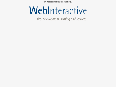 and development hosting momentel onderhoud services sit webinteractiv websit