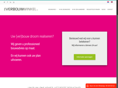 -549 06 24 513 56 aannemer advies benieuwd best beteken binn blog bouw bouwadvies bouwspecialist contact de den drom gev hag informer mat nodig plan professionel realiser resultat stur uitvoer uur veelgesteld ver verbouwwinkel vrag whatsapp wij