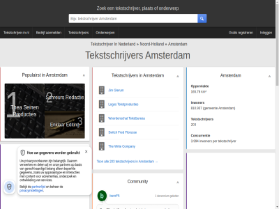 1 165.76 2 2026 203 3 3.994 30 5 810.937 9 aanmeld actiev adresgegeven all amstelven amsterdam bedrijf bedrijfspresentaties beeldmateriaal belang berg bijdrag burof5 buurt claim community company concurrentie contact dag decennium diem disclaimer duivendrecht edit enklar florus fred gebruiker geled gemeent gerechtvaardigd glerum gram gratis handleid holland inlogg inwoner jim km laatst landsmer logos loket meest nederland nieuwst noord noord-holland onderwerp oppervlakt pagina per plat policy populairst privacy product producties professionel publicaties recent redactie registrer relevant s schreur schrijft schrijv sein sit sites switch taalmeester tekst tekstbureau tekstproducties tekstschrijver tekstschrijver-in.nl teven the thea ton vertal verzorgt watergang websit websites webtekst woordenschat writ zoek
