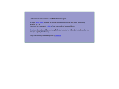 aanmak bereik bestand bouw diemzonline.com directory domeinnam domeinregistratie ftp gelukt gratis hierna hosting html index.html mediamet nam natur pagina public softwar stat tekst upload veilig verwijder via vull war websit wordpres zie zoal