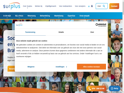 -04 -2026 /bkg 00 076 1 10 2 2009 2026 208 22 23 24 28 3 4 5 6 7 9 90103 91 a aanpak aanpass advertenties adverter all altena analys analyser basis begint behandel behandelings-mog behoeftes bel bied blijv brabant breda buurt campagn chat combiner contact content cookies del detail dienst disclaimer doorbraakfond drie drimmel drom eig elkar end erkenn et etten-leur expertis faciliteit filter fond functies gebruik geertruidenberg gegeven gemeent geobasis geobasis-d googl halderberg help hoofdkantor hoogt hoord informatie instell inzet jou kaartfout kaartgegeven kantor klantenservic klantenservice@surplus.nl klein konink kunt laatst landelijk lat les leur leuvenaarstrat lintj lintjes locaties locatietyp maakt mail mantelzorg map medewerker media mee mens moerdijk mog mogelijk mooi multiproblematiek nieuw officieel omkijk onderscheid onderteken ontvang ontving onz oogj oosterhout partner personaliser plan postbus praatj privacy product rapporter roosendal rout samenwerkingsovereenkomst services sit sociaal social start statement steenberg surplus surplus.nl tekend teruggebeld thuis thuisvester toestan toestemm typ vandag veelgesteld verhal verlangen verstrekt verwijzer verzameld via volg voorkeur voorwaard vrag vrijwill vrijwilligerswerk waarder war we websit websiteverker weiger werk west west-brabant wij wijk wijzig wilt wis won woonzorg zien ziet zoal zoek zorg zundert